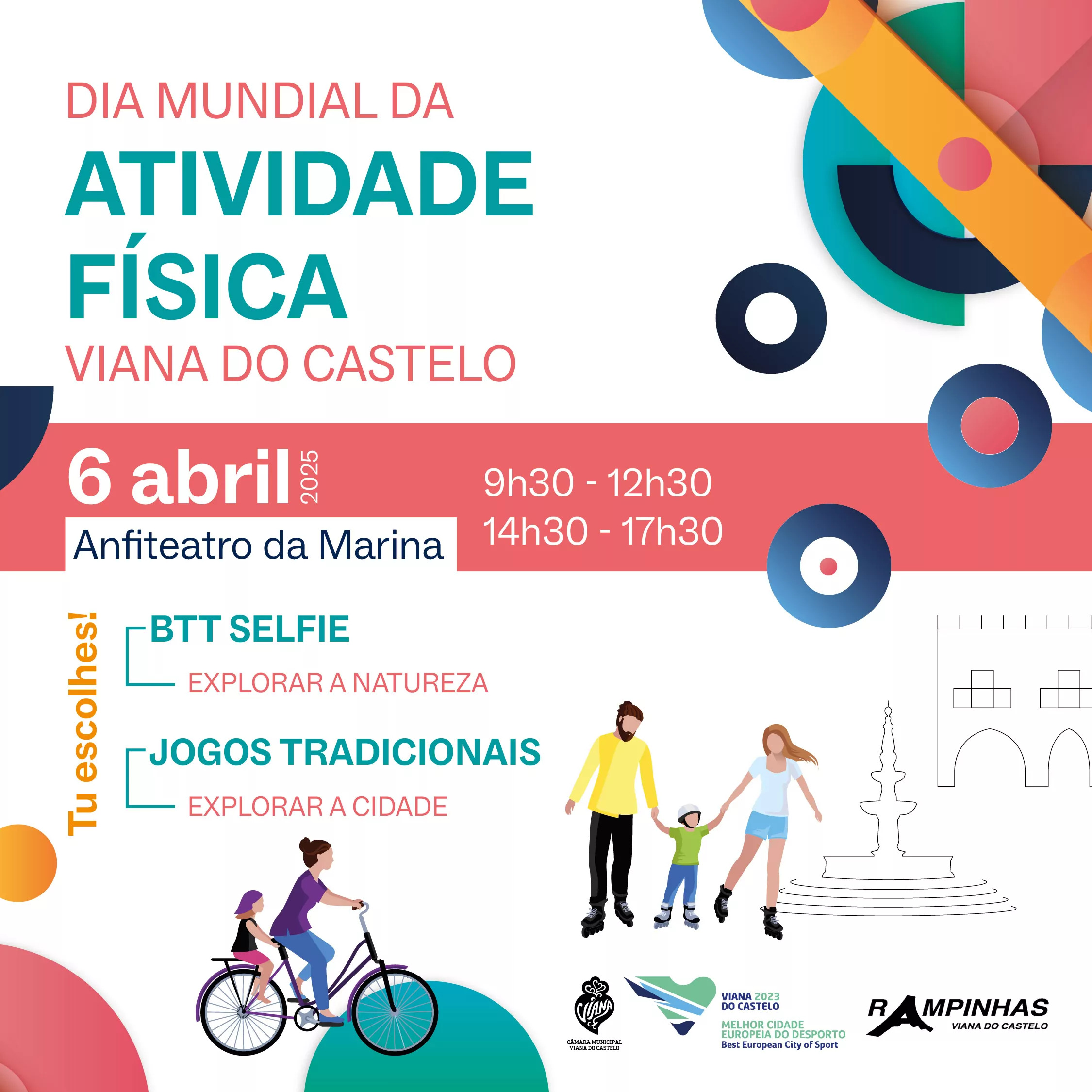 Viana do Castelo assinala Dia Mundial da Atividade Física com desafios para explorar cidade e nat...